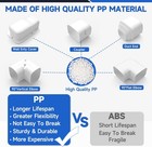 4   17 Ft Mini Split Line Cover Set Kit Ductless Pipe Cover For Mini Split Line