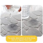 3pcs Non Slip Bath Mat Set Soft Quick Dry Absorbent Bathroom Rugs Washable