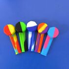 New Lot Of 2 4 5 10 Mixed Color Silicone Pipe With Cap   Stainless Steel Bowl