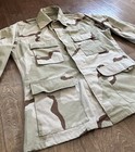 Us Military Desert Combat Camo Field Jacket Mens Med Reg Coat Prepper Paintball