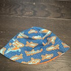 Uv Skinz Boys 2t Reversible Upf 50  Blue orange Shark Bucket Hat