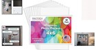Stylish Magnetic Pocket Picture Frames     4x6 Display For Home   Office  10 Count
