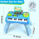 Baby Dj Table For Toddlers 1-3  Baby Musical Piano Toys 6-9-12-18 Months Toddler