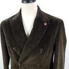 Luis Trenker Corduroy Sport Coat Men s Size 50 Green Cotton Stretch Jacket Jacket Simon