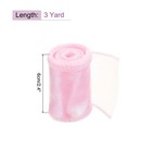 2 4  3 Yard Sheer Organza Ribbon Shimmer Chiffon Tulle Ribbons Pink