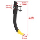 Detachable Cultivator Manual Implement Lift 6pcs Scarifier Shanks For Atv utv