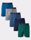 Hanes Classics Men s Tagless Comfortsoft Knit Boxers Comfort Flex 5pk Underwear