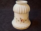 Art Deco Style Handpainted Roses Milk Glass Lamp Shade 5 