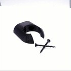 Baseball Bat Display Holder - Black Vertical Wall Mount Bracket Hanger