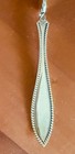 1847 Rogers Vesta Twist Handle Master Butter Knife Beaded Silverplate 1895