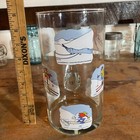 Ashby Ski Follies Cartoon Funny Huge Glass 1970s Vintage