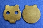 Pair Of Odd-shaped Car Wash Tokens - Kwik Car Wash   King Koin Car Wash