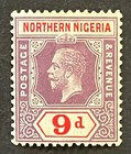 Travelstamps  Northern Nigeria Stamps Sg 47 - 9d Mint Mogh