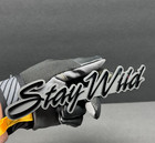 Custom Lazer Cut Multi Color Car Emblem Acrylic Badge Customized Text Names Logo