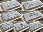 Granite Headstone Grave Marker 24x12x3 Flat Memorial Engraved Free Shipping