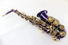 Unique Purple Surface Alto Saxophone Gold Lacquer Key Alto Eb Tune Sax With Case