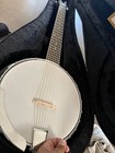 Banjo 6 String And Soft Case Combo  Used  One String Broken  Case Included 