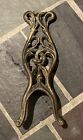 Antique Cast Bronze Brass 19 Th Century Ornate Bootjack Western Cowboy