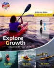 Oceanbroad Adjustable Carbon Fiber Kayak Paddle 86in 220cm To 94in 240cm Kayakin