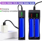 Usb Smart Battery Charger For18550 14500 16340 Rechargeable Li-ion Batteries
