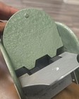 Nestor Johnson Card Shuffler Green Metal Wood Handle Vintage Collectible