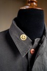 Nigel Cabourn X A blu Vietnam Souvenir Jacket Size 48 Embroidered Military