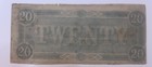 1864  20 Dollar Obsolete Note Confederate States Of America Richmond Currency