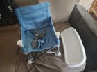 Summer Infant Portable Baby Booster Chair Blue Adjustable Harness Removable Tray