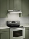 Broan 30 Inch Ductless Range Hood 413004  Stainless Steel  Recirculating