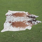 100  Real Natural Area Cow Hair On Cowhide Skin Floor Rug Carpet 66 x62   Cc1372