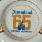 Vintage Disneyland 1965 Tencennial Ashtray First Fabulous Decade Guc Cat pa