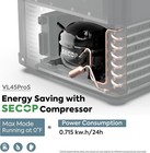 Iceco Vl45 Pros Portable Refrigerator  Multi-directional Lid 0    To 50    Home  Car