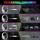 Wireless Gaming Keyboard And Mouse   Wired Headset Speaker Combo Rgb Led For Pc