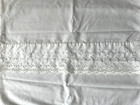 Westpoint Stevens Vintage Two Standard Pillowcase With Embroidered Lace Trim Euc