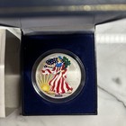 2000 American Eagle Walking Liberty Colorized 1oz Silver Dollar W  Box   Cert
