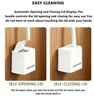 Snofrid Disposable Toilet Brush Set With 24 Refills   Holder Wall Mount