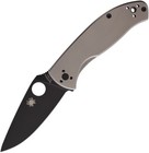 Spyderco Tenacious R i l Folding Knife 3      8cr13mov Steel Blade Titanium Handle