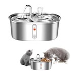 3l 101oz Pet Water Fountain  2-in-1 Drinking Cat Water Dispenser With 7 Filters
