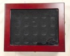 Wood Display Box 100-coins W  Drawers - Storage - No Key - Jk172