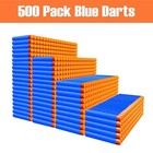 Compatible With Nerf Darts Bullets - 1000 Pcs 2 8inchx0 5inch  Red