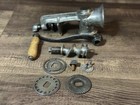 Vintage Keystone Meat Food Grinder No  10 Hand Crank Table Mount Clamp - Usa