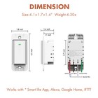 3 Pack Smart Wifi Switch Light Wall Works With Amazon Alexa Home  Smart Life App