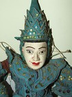 Antique Ornate Asian Hand Crafted Burmese Diety Marionette Yoke Th   Puppet Doll
