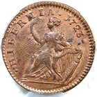 1723 M 4 57-fa 4 Pcgs Ms 62 Rb Wood s Hibernia Halfpenny Colonial Coin 1 2p