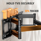 Full Motion Tv Wall Mount Bracket 32 70 Inch Tilt Swivel Extend Dual Arms Vesa