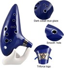 Ocarina Of Time Musical Instrument Alto C Ceramic 12 Hole Legend Of Zelda With