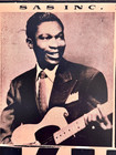 13x22  Bb King 1998 - Hatch Letterpress Show Print North American Tour Authentic