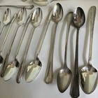 Silverplate Flatware Lot Of 30 Iced Tea Spoons Craft Use Assorted Patterns