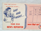Vintage Esso News Reporter Advertising Ink Blotter