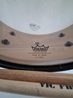 Pearl Limited Edition 14x6 Snare Drum Black Gloss Sst Shell Sticks Preowned 
